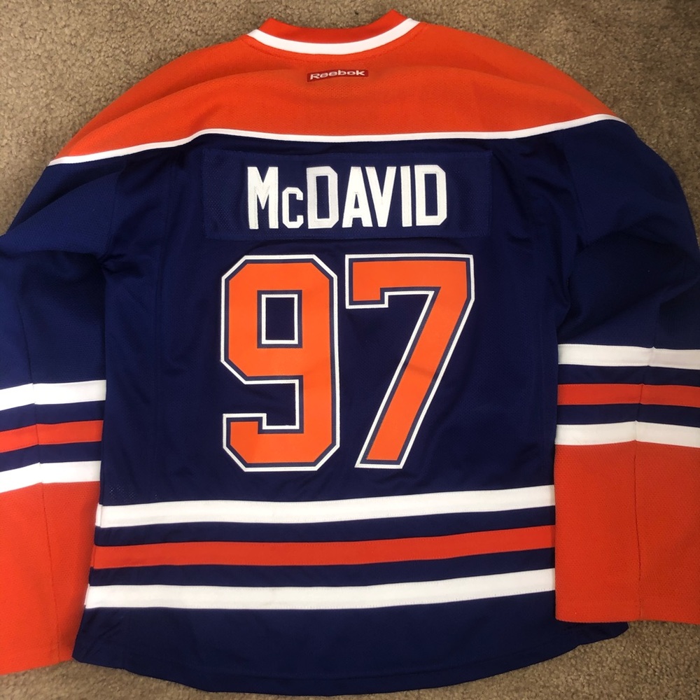 NHL OILERS McDavid Jersey